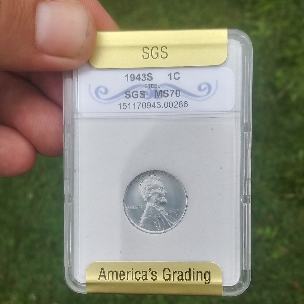 1943 ms 70 steel penny